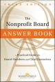 The Nonprofit Board Answer Book. A Practical Guide for Board Members and Chief Executives