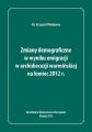 Zmiany demograficzne w wyniku emigracji w archidiecezji warminskiej na koniec 2012 roku