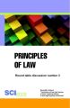 Principles of law. Round table discussion number 3