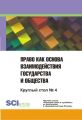 Право как основа взаимодействия государства и общества. Круглый стол №4