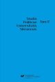 „Studia Politicae Universitatis Silesiensis”. T. 17