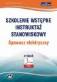 Szkolenie wstepne Instruktaz stanowiskowy Spawacz elektryczny