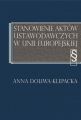 Stanowienie aktow ustawodawczych w Unii Europejskiej
