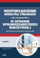 Zbior praw - Rozporzadzenie Ministra Finansow z dnia 16 stycznia 2014 r. w sprawie sprawozdawczosci budzetowej (Dz.U. z 2014 r. poz. 119; ost.zm. Dz.U. z 2016 r. poz. 441)
