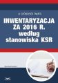 Inwentaryzacja za 2016 r. wedlug stanowiska KSR