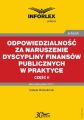 Odpowiedzialnosc za naruszenie dyscypliny finansow publicznych w praktyce – czesc II