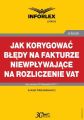 Jak korygowac bledy na fakturze niewplywajace na rozliczenie VAT