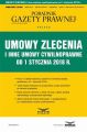 Umowy zlecenia i inne umowy cywilnoprawne od stycznia 2018