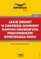 Jakie zmiany w zakresie ochrony danych osobowych pracownikow wprowadza RODO