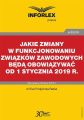 Jakie zmiany w funkcjonowaniu zwiazkow zawodowych beda obowiazywac od 1 stycznia 2019 r.