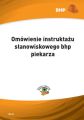 Omowienie instruktazu stanowiskowego bhp piekarza