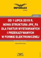 Od 1 lipca 2019 r. nowa struktura JPK_FA dla faktur wystawianych i przekazywanych w formie elektronicznej