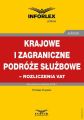 Krajowe i zagraniczne podroze sluzbowe – rozliczanie VAT