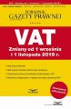 VAT Zmiany od 1 wrzesnia i 1 listopada 2019