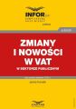Zmiany i nowosci w VAT w sektorze publicznym