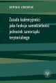 Zasada kadencyjnosci jako funkcja samodzielnosci jednostek samorzadu terytorialnego