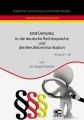 Einfuhrung in die deutsche Rechtssprache und die Berufskommunikation /        