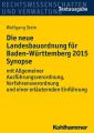 Die neue Landesbauordnung fur Baden-Wurttemberg 2015 Synopse