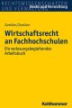 Wirtschaftsrecht an Hochschulen