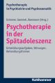 Psychotherapie in der Spatadoleszenz