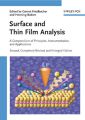 Surface and Thin Film Analysis. A Compendium of Principles, Instrumentation, and Applications