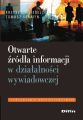 Otwarte zrodla informacji w dzialalnosci wywiadowczej