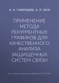 Применение метода рекуррентных графиков для качественного анализа защищенных систем связи