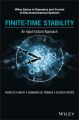 Finite-Time Stability: An Input-Output Approach