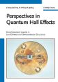 Perspectives in Quantum Hall Effects