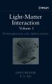 Light-Matter Interaction, Volume 1