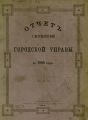 Отчет городской управы за 1880 г.