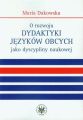 O rozwoju dydaktyki jezykow obcych jako dyscypliny naukowej